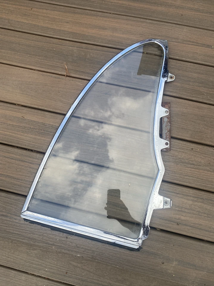 Chevy Belair Pontiac Star Chief 1955 56 57 cupé de 2 puertas cuarto trasero izquierdo vidrio Foto 2 de 4