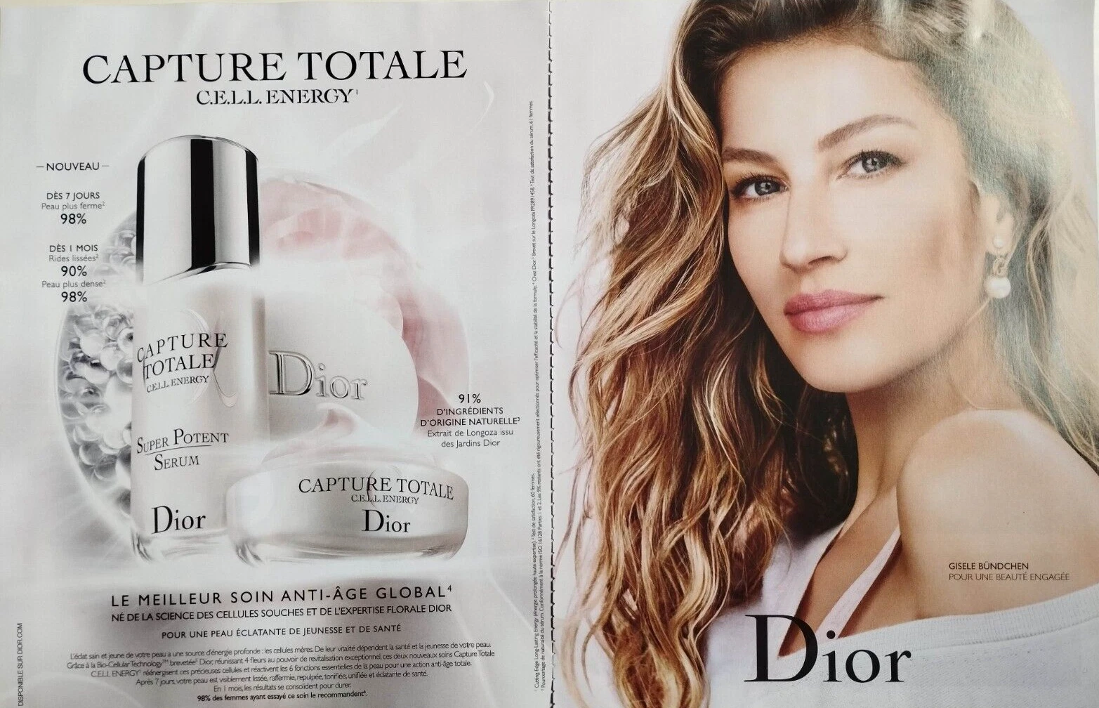 Publicité ancienne imprimée Dior !! 