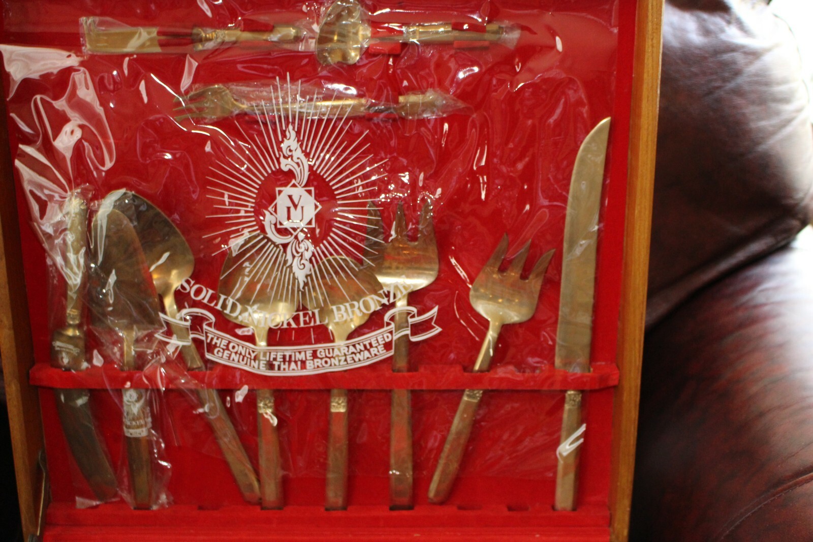 Solid Nickel Bronze Thailand (Non Plating) Dinner Set 144 Pieces for 12