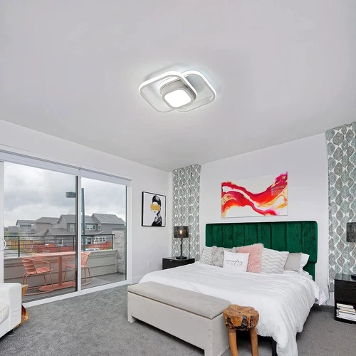 3-Farbige Decken-Lampe Dimmbar LED Deckenleuchte Wohnzimmer Flur Küchen Eingang - Bild 11 von 14