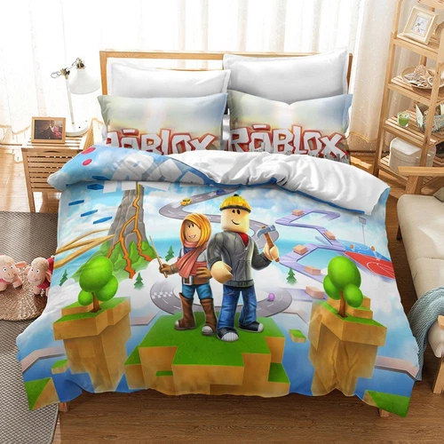 2tlg.3tlg.Bettwäsche Set 3D ROBLOX Bettbezug Kissenbezug 135x200|200x200DE - Bild 21 von 25
