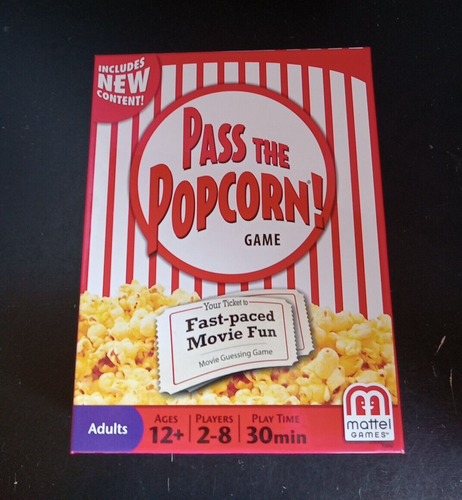 Pass The Popcorn Game Fast Paced Movies Game - Picture 2 of 7