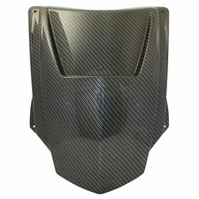 Cubierta de faro delantero de carbono protector grande para Yamaha Zuma BWS X-Over 125 YW125