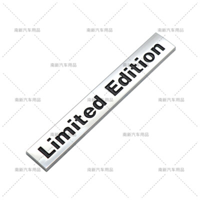 Metal Chrome Limited Edition Sport Car Trunk Rear Emblem Badge Decal Sticker