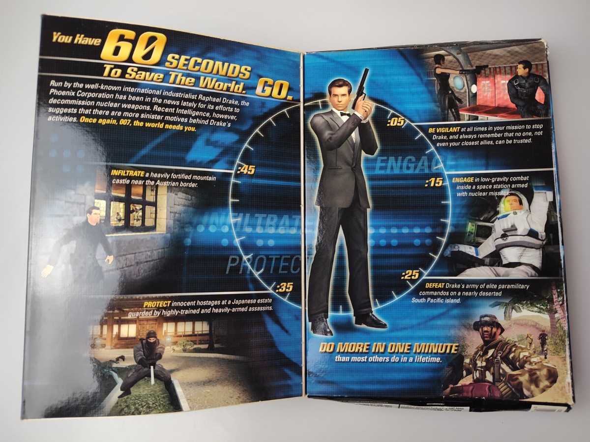 Sealed! James Bond 007: Nightfire (PC, 2002) Game Complete in Box