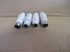 Lot of 4 Mouse/Keyboard Adapter AT 5pin DIN Male to PS2 6pin Female AT to PS/2