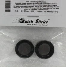 CB66XF Quick Slicks Silicone Tires for 17x11mm Scalextric 1:32 Slot Car Part