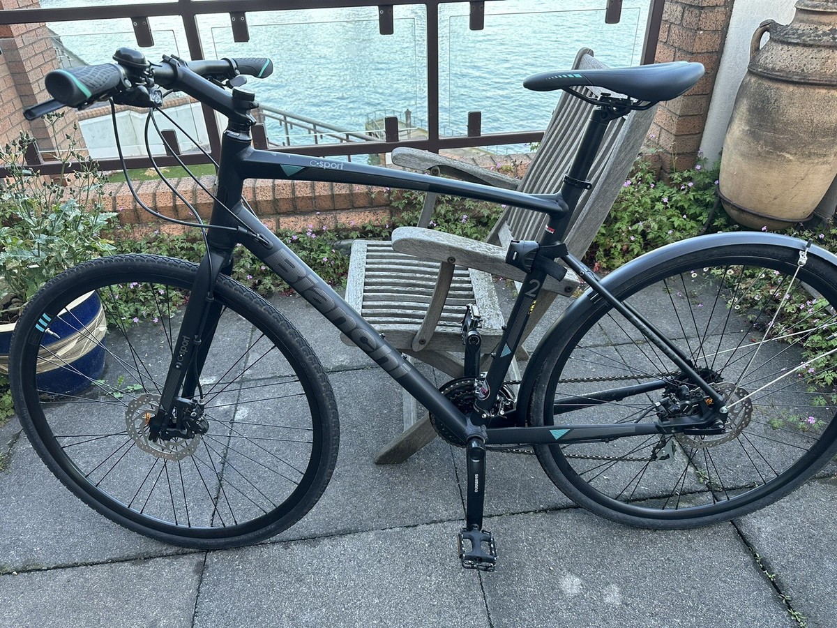 Bianchi C-Sport Cross 2 2021 Hybrid Bike Black. Size 55cm | eBay UK