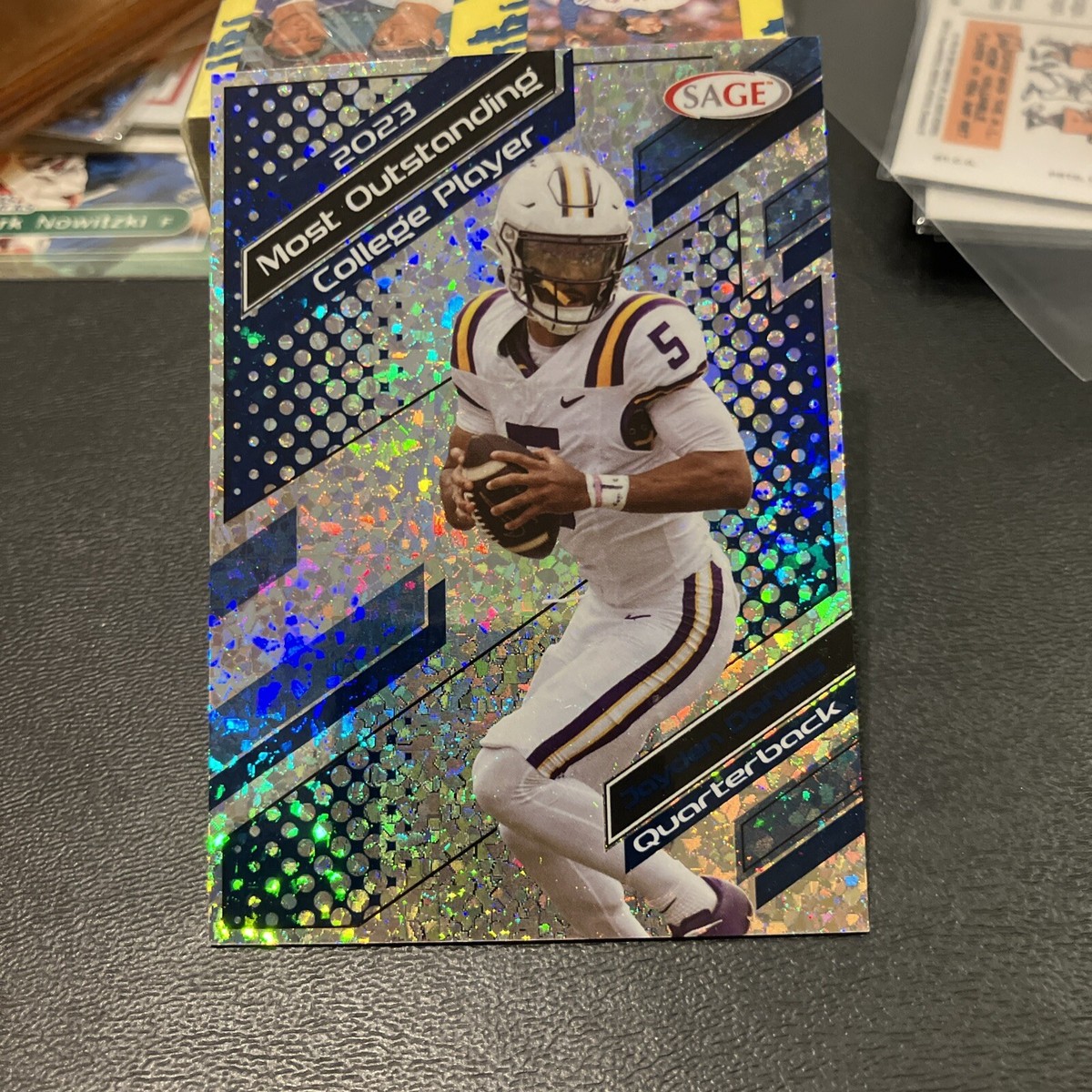 2023 Sage Football Most Outstanding Jayden Daniels Sparkle