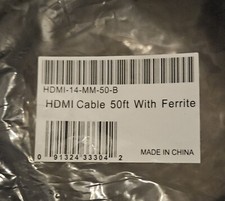 Premium HDMI Cable 50ft Gold For HD TV US Seller 