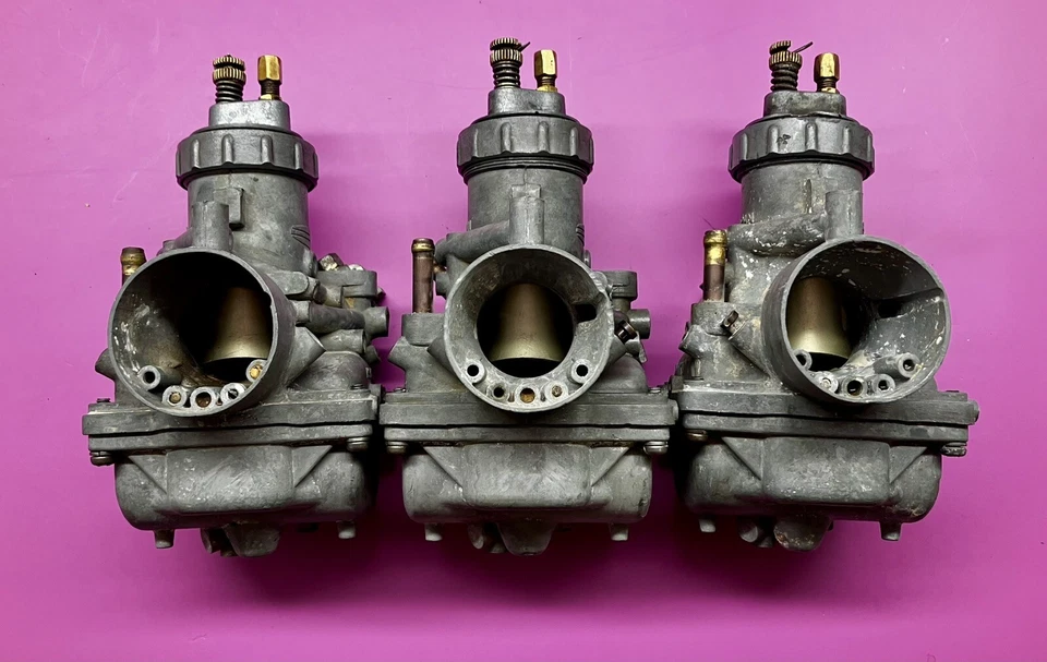 Juego completo de carburador original Kawasaki H1 500 KH500 KA6 Foto 2 de 4