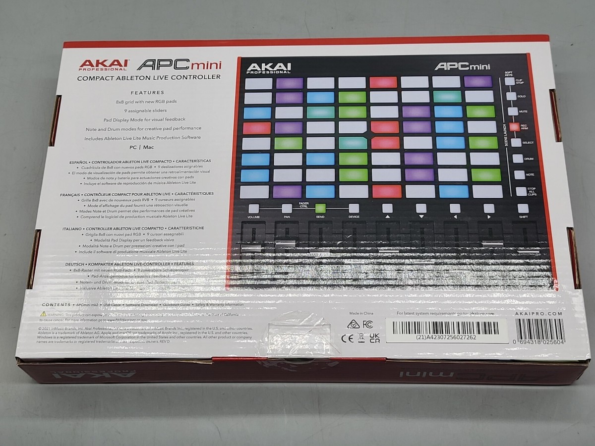 AKAI Professional APC Mini Ableton Live Lite USB MIDI