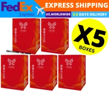 Itsuki Kenko Red Pepper & Herbal Foot Pads Patch Detoxifying ( 5 BOX ) FAST SHIP