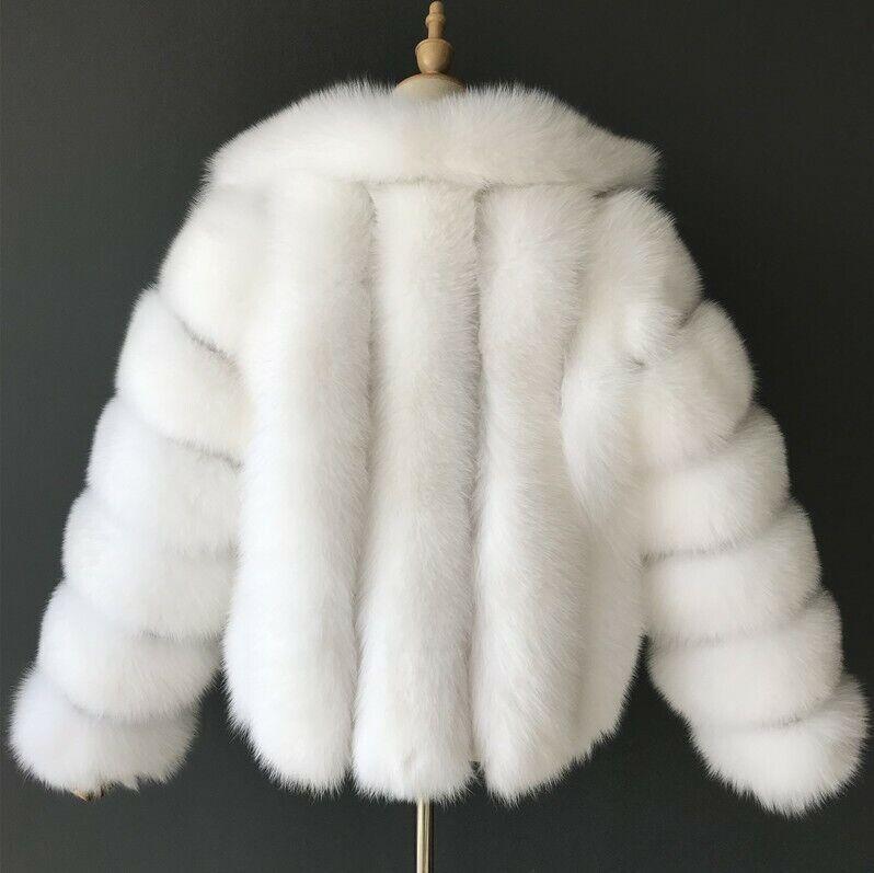 Winter Fur Integrated Lapel Women Jacket Long sleeve