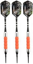 Viper Sure Grip Soft Tip Darts, Orange, 16 or 18g 20-0003-16