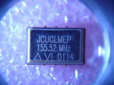 VECTRON JCUGLMEP-155M52 VCXO, CLOCK 155.52 MHz PECL OUTPUT **NEW** Qty.2