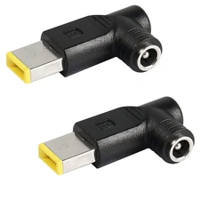 Angle 240W DC 5.5mm x 2.5mm to Square Tip Power Supply Converter Charger Adapter