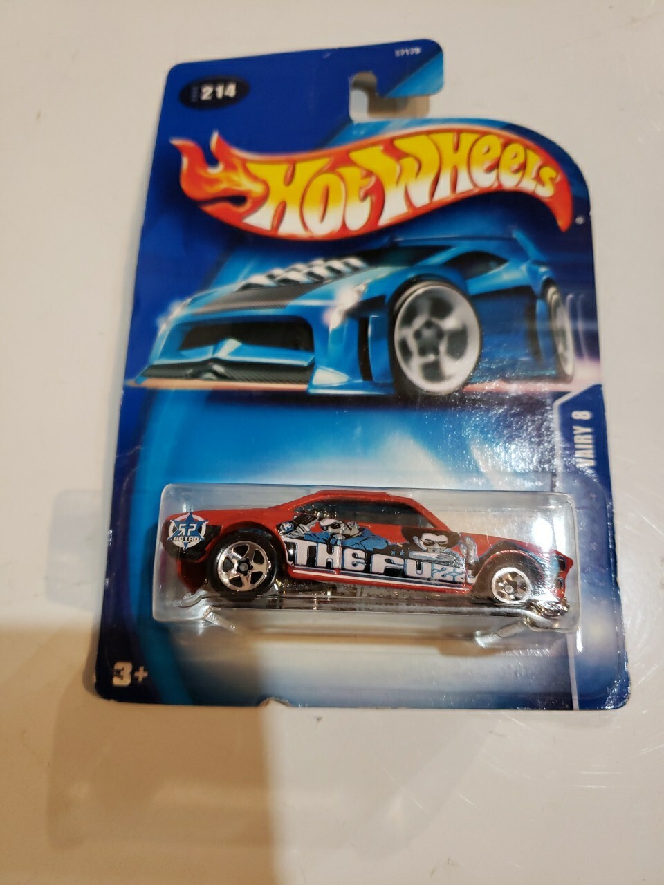 Hot Wheels 2003 Mainline - Vairy 8 (Metalflake Red) #214