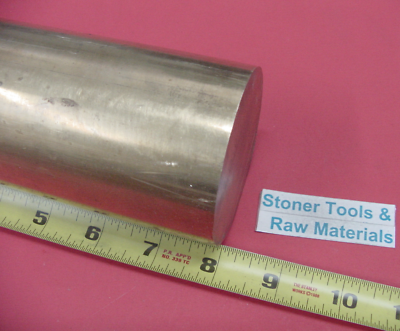 #ad 3quot; C360 BRASS ROUND ROD 8quot; long Solid H02 Lathe Bar Stock 3.00quot; OD x 8quot; Cut New $214.99