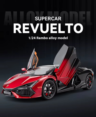 1:24 Lamborghini Revuelto Supercar Alloy Diecast Auto Modell Sound & Light
