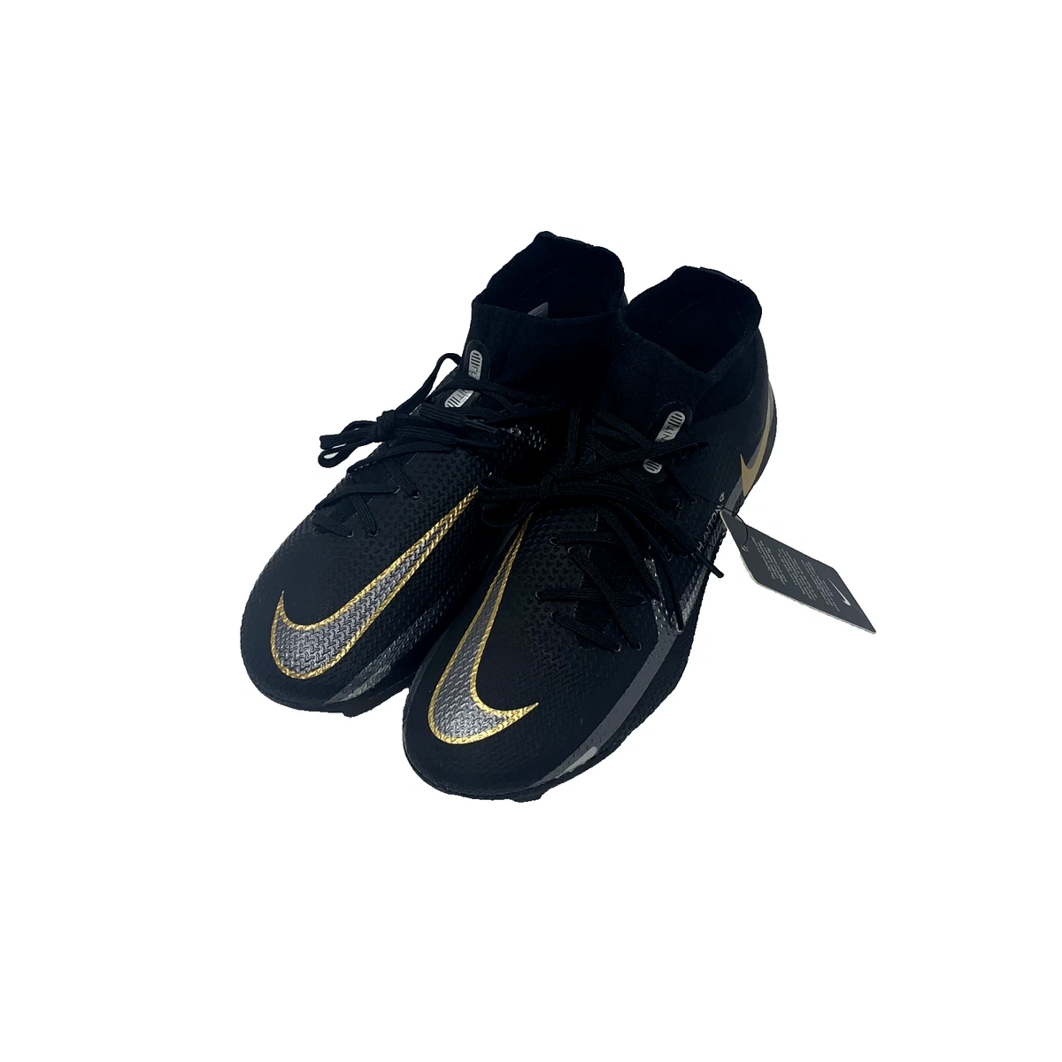 Nike Phantom GT 2 Pro DF FG Black Metallic Gold for Sale