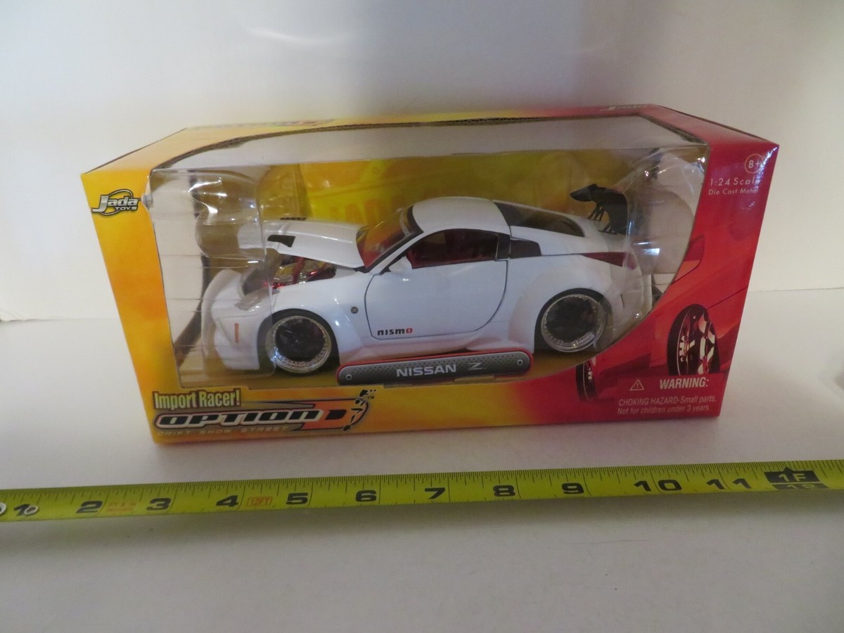 Jada Toys Import Racer Option Nissan Z White 1:24 Scale 2005 MISB
