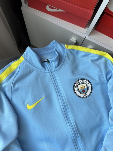 MANCHESTER CITY FOOTBALL TRAINING JACKET NIKE ORIGINAL SIZE S - Picture 2 of 9