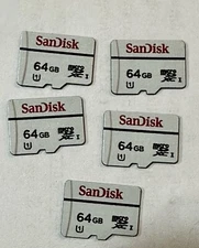 Micro SD Card 64GB  Memory Card Wholesale lot, 5 per order