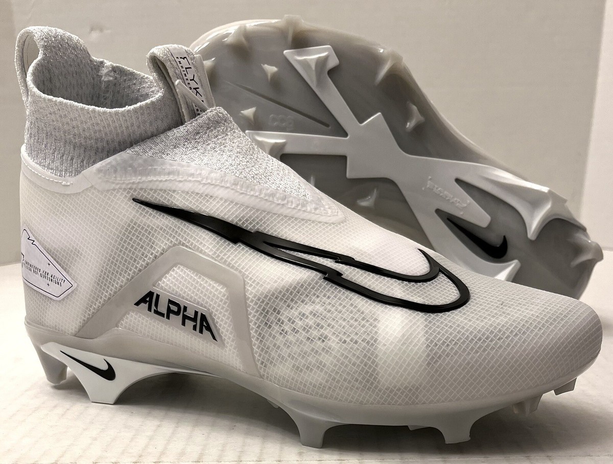 Nike Alpha‎ Menace Elite 3 Mens Size 13.5 Football Cleats White CT6648-109 NEW Nike MENS SIZE 8.5 Alpha Menace Elite 3 Football White  main image 3