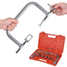 10pcs Valve Spring Compressor Kit Remove & Compress Tool For Cars Van Motorcycle