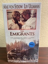 The Emigrants VHS, 1971, 1994 Jan Troell, starring Max von Sydow  Liv Ullman