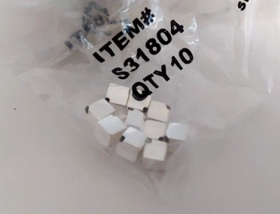 10x Würfel eckig Perle Raute diagonal gebohrt 925er Sterlingsilber poliert 31804 - Bild 1 von 2