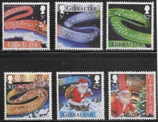 Gibraltar Scott #'s 822 - 827 MNH