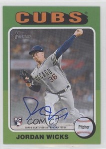 2024 Topps Heritage Real One Auto Jordan Wicks #ROA-JWI Rookie Auto RC