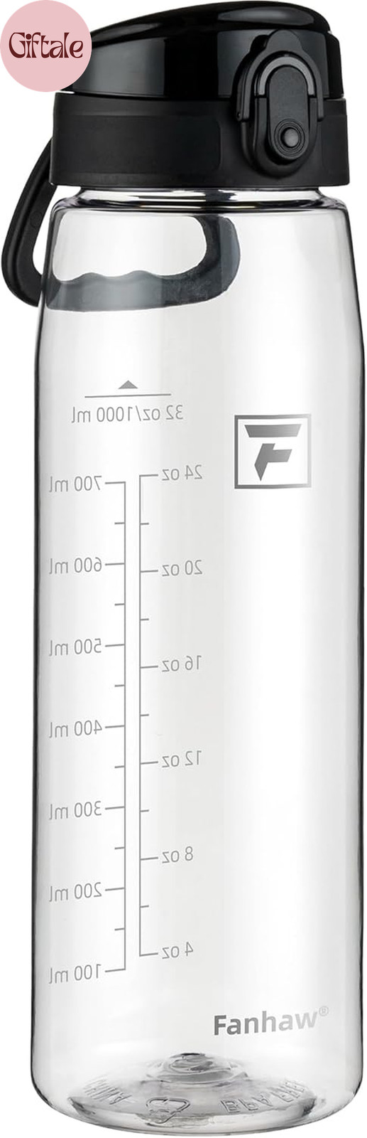 With Chug Lid - Clear, Bpa-free, Lightweight, Wide Mou