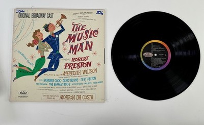 Meredith Willson Music Man Original Broadway Cast LP Vinyl Album Record Stage &
