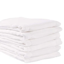 Fasoar Cotton Prefold Cloth Diapers - 100% Unbleached Premium Cotton, 6 Ply B...