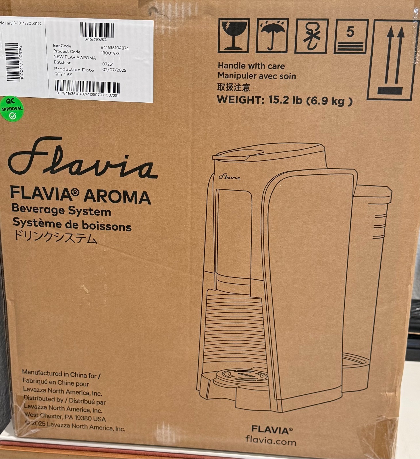 Flavia Aroma Brewer Beverage System, Coffee, Lattes, Tea, Hot-Iced +16 Freshpack