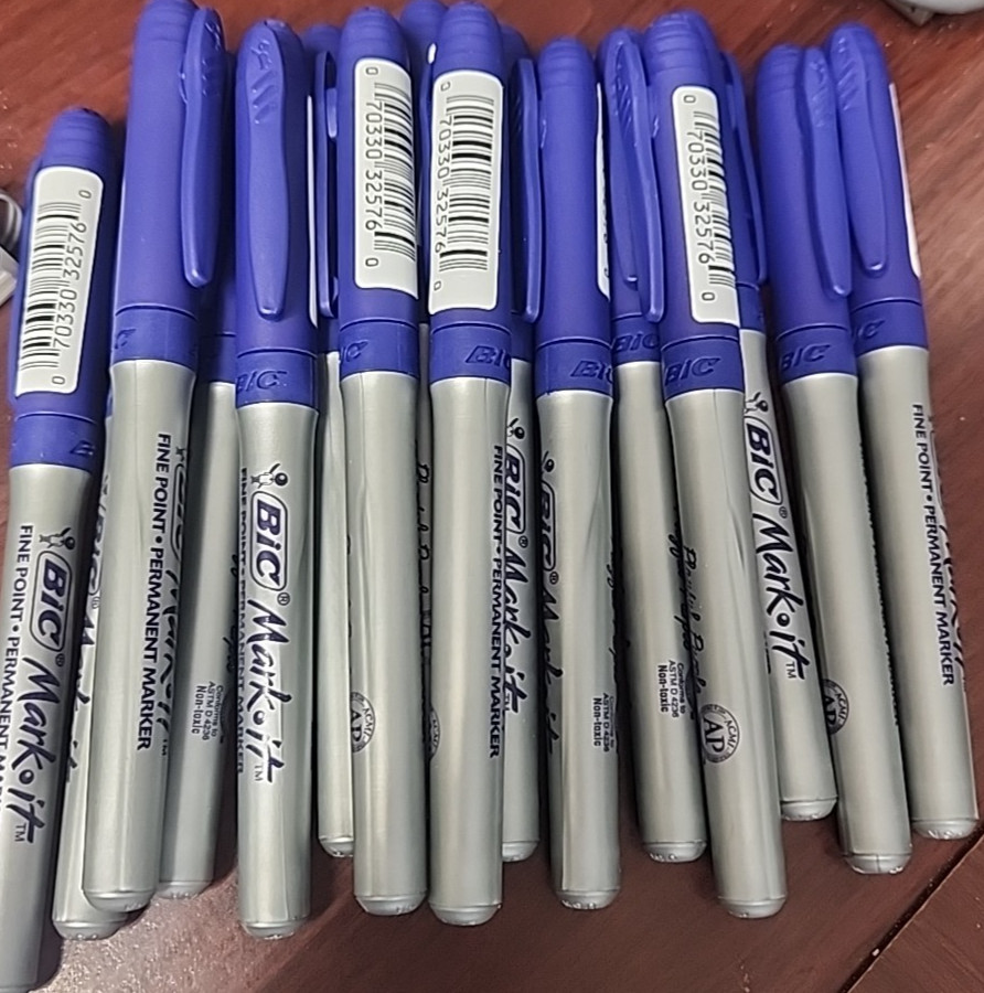 BIC IMark it  Permanent Markers, Fine Point, 16 count/Playful Purple