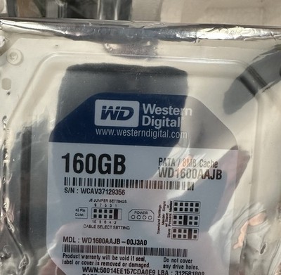 Western Digital Caviar Blue 160GB 3,5 Zoll Interne HDD (WD1600AAJB)