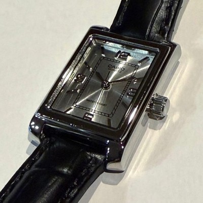 CASIO STANDARD LTP-1234LL-7A Watch 32x21x7.4mm Black Band From Japan
