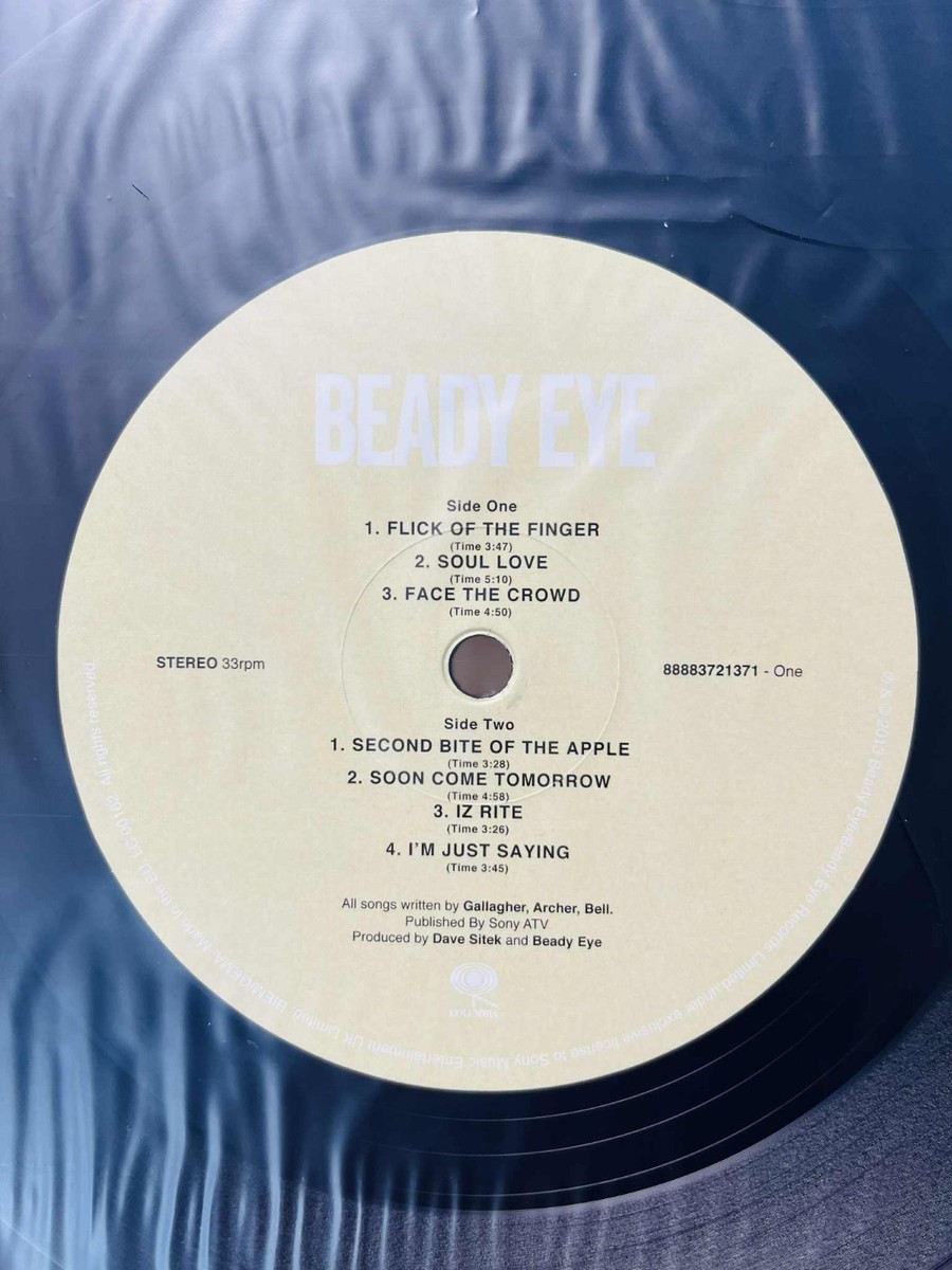 Beady Eye / BE 2013 EU Original 2LP Vinyl POSTER Columbia Records