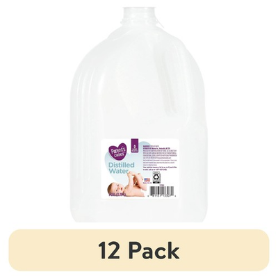 #ad 12 pack Parent#x27;s Choice Distilled Water 1 Gallon $48.78