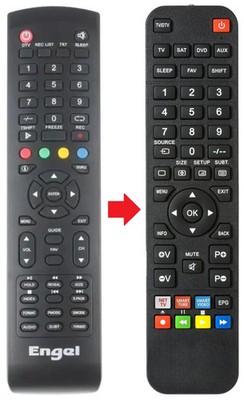 Fernbedienung geeignet für OK ODL40673FN-SB | ODL40673FNSB