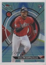 2023 Finest Blue/Aqua Vapor Refractor /250 Oscar Gonzalez Óscar González #38 3c2