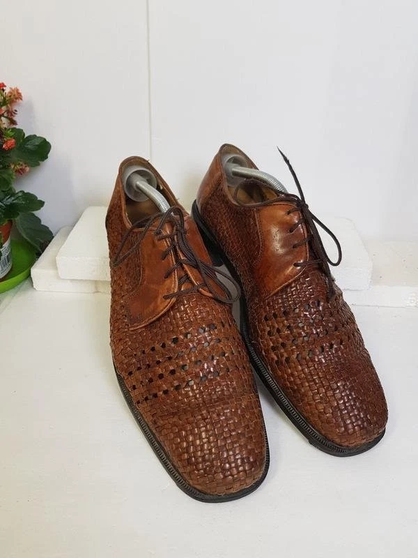 Men Salamander Heels Brown Leather 45 - Bild 4 von 4