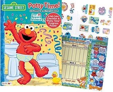 Elmo's Sesame Street "Potty Time" Coloring and Activity Progress Chart