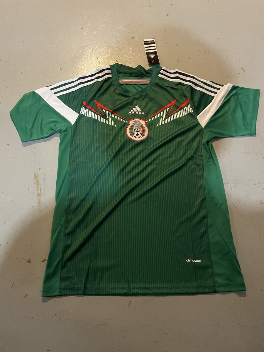 Adidas Mexico 2014 World Cup home jersey in green. Size L | eBay