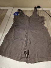 JoyLab Women's Seamless Short Bodysuit Brown XXL