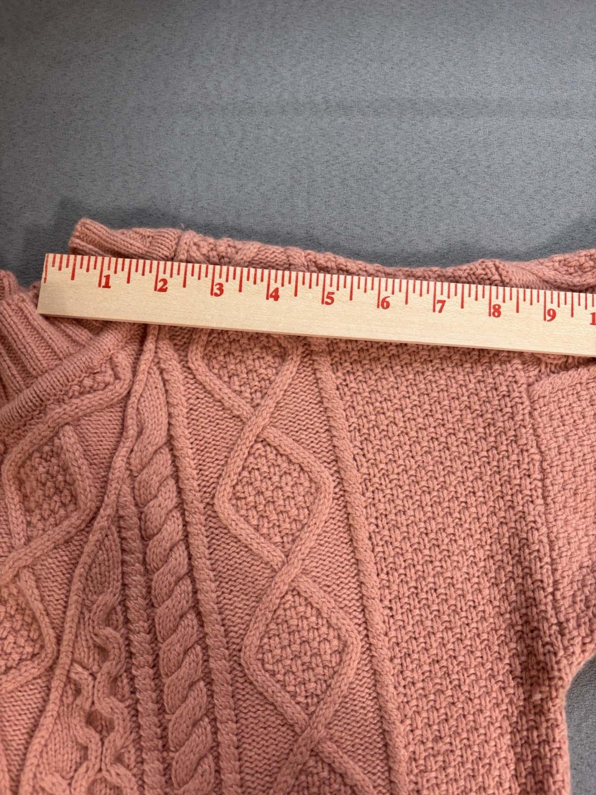 J. Crew Womens M Cableknit Patchwork Oversized Ch… - image 14